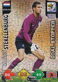 Maarten Stekelenburg Netherlands Panini 2010 World Cup Goal Stopper #256